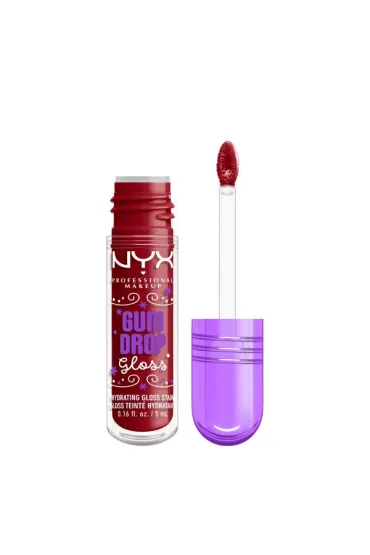 NYXProfessional Makeup Holiday Gum Drop Gloss Hydrating Gloss Stain nawilżający błyszczyk do ust Cranberry Splash