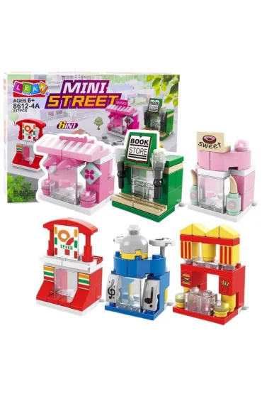  Klocki konstrukcyjne Mini Street 6w1