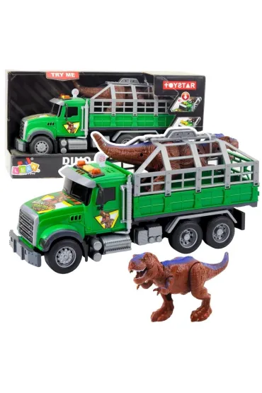 Ciężarówka do transportu dinozaurów z figurką