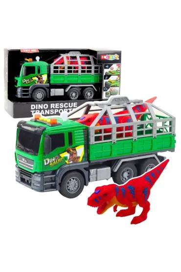 Ciezarówka do transportu dinozaurów z figurką