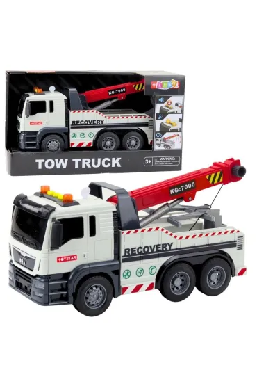 Ciężarówka z regulowanym dźwigiem światło dźwięk