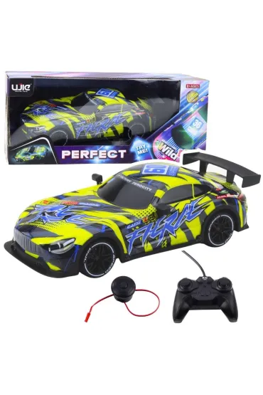 Wyścigówka R/C podświetlana karoseria żółty