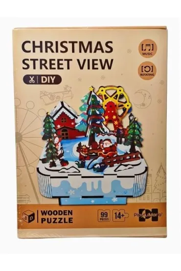 Puzzle drewniane 99el