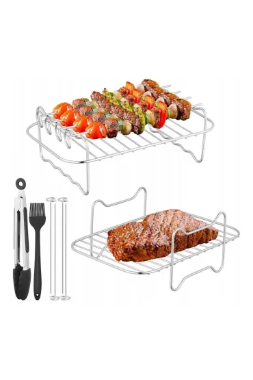 Stojak Do Grillowania Siatka Do Frytkownicy Powietrznej + Akcesoria