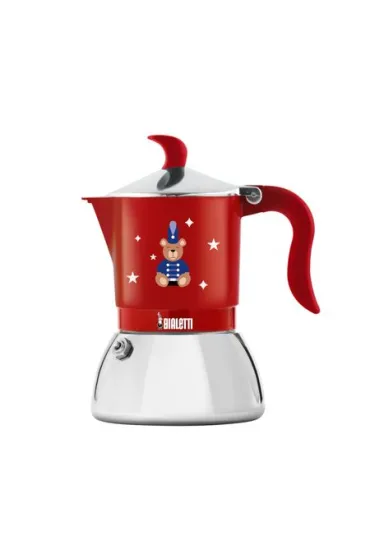 Kawiarka Fiammetta Induction Joyful Christmas 2tz czerwona