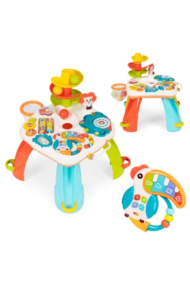 Stolik interaktywny edukacyjny dla dzieci tor dla kulek