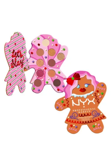 NYXProfessional Makeup Gingerbaddie Color Palette paletka pigmentów do oczu i twarzy 10x0,