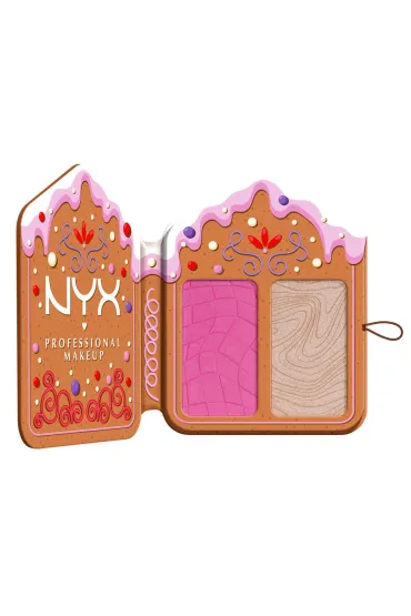 NYXProfessional Makeup Holiday Buttermelt Face Pallette paletka do konturownia 01 Light Medium
