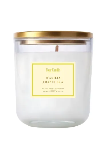 Świeca sojowa zapachowa wanilia francuska