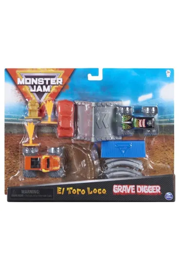 Monster Jam 1:70 Wyczynowy zestaw 6058007