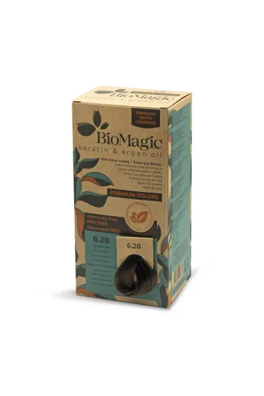 Farba do włosów popielato perłowy ciemny blond (6.28)