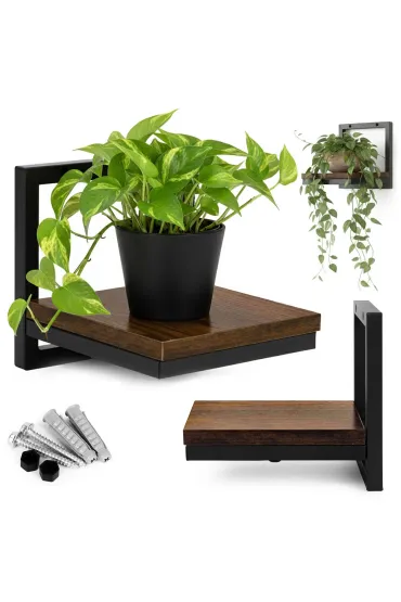 Kwietnik ścienny półka wisząca na kwiaty ozdoby loft