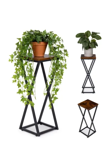 Kwietnik stojący stojak na kwiaty ozdoby geometryczny loft