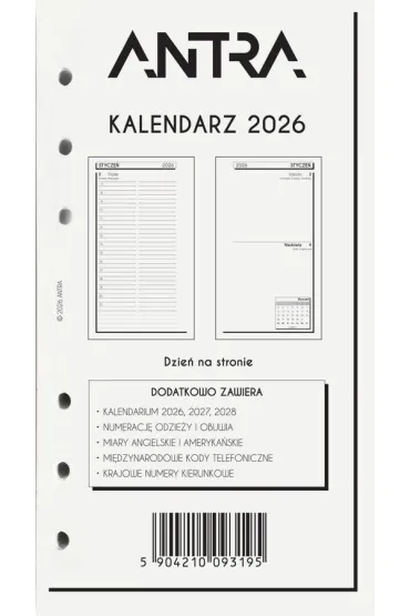 Wkład kalendarzowy 2026 B6 DNS