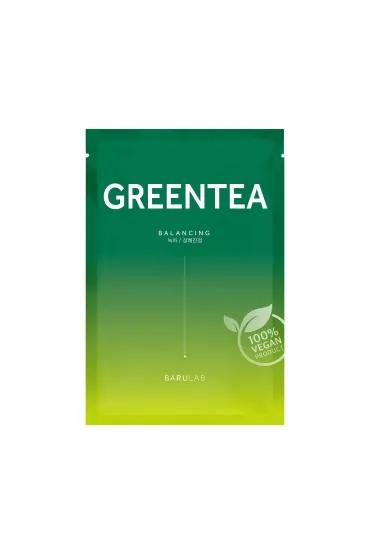 Maseczka koreańska do twarzy w płachcie herbata zielona