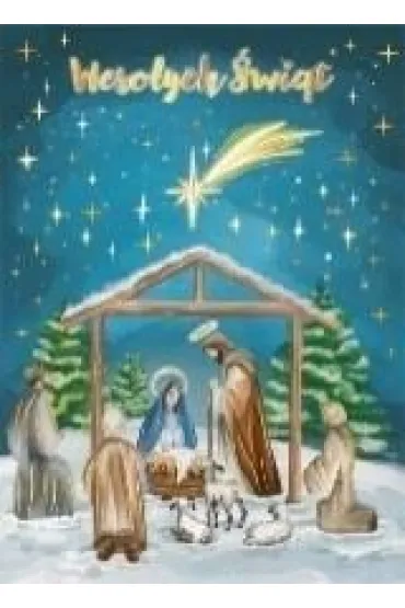 Karnet B6 Boże Narodzenie - Betlejem