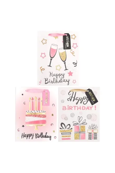 Strigo Torby prezentowe Party 18x23x10 cm Part005