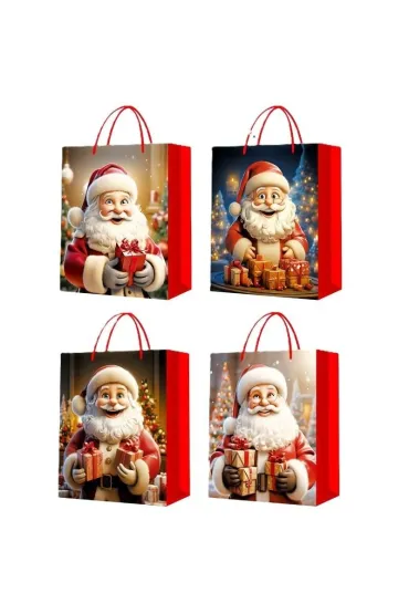 Torebka prezentowa XS Boże Narodzenie brokat mix