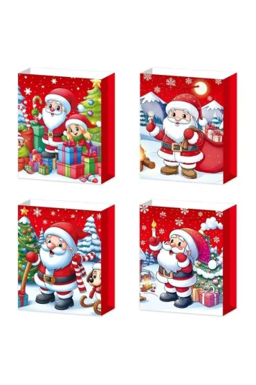 Torebka prezentowa L Boże Narodzenie platera mix