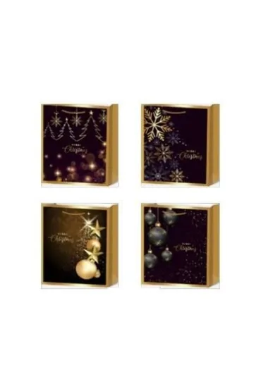 Torebka prezentowa L Boże Narodzenie platera mix