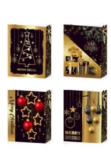 Torebka prezentowa S Boże Narodzenie platera mix