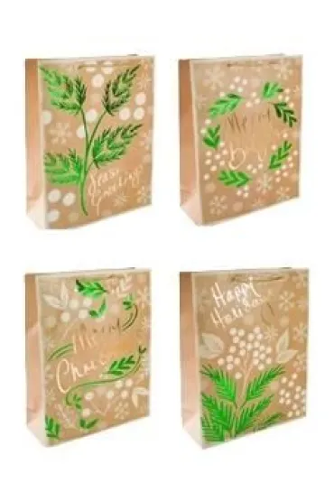 Torebka prezentowa S Boże Narodzenie platera mix