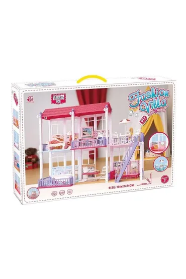 Domek dla lalek z meblami