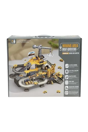 Baza załadunkowa węgla dźwig, tor, pojazdy