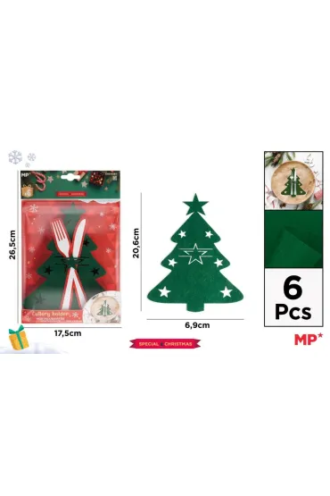 Podkładka na sztuśce świąteczna - choinka