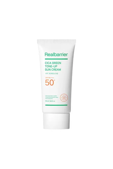 Krem przeciwsłoneczny koreański tonizujący do twarzy cica green tone-up spf 50