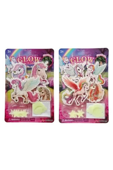 Dekoracje ścienne świecące w ciemności mix