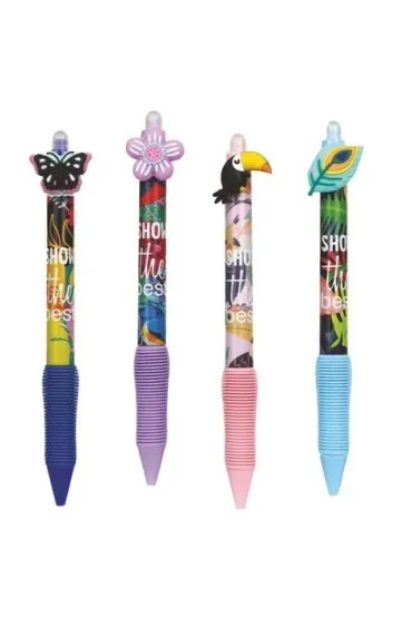 Colorino, Długopis wymazywalny automatyczny - Butterflies and Flowers, 1 szt. (80471PTR)