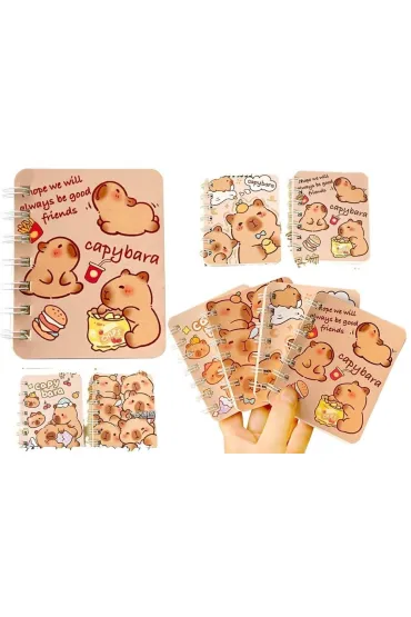 Notatników w linie kapibara A7 4 szt