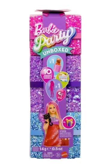 Barbie Party Unboxed Glam Party Stylowe