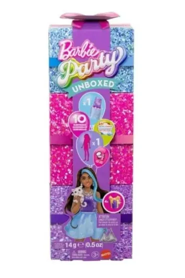 Barbie Party Unboxed Glam Party Stylowe