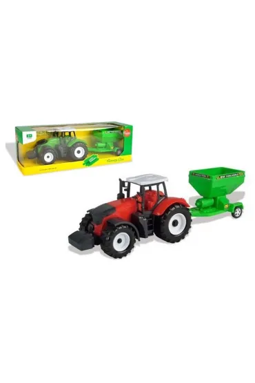 Traktor z napędem i maszyną mix