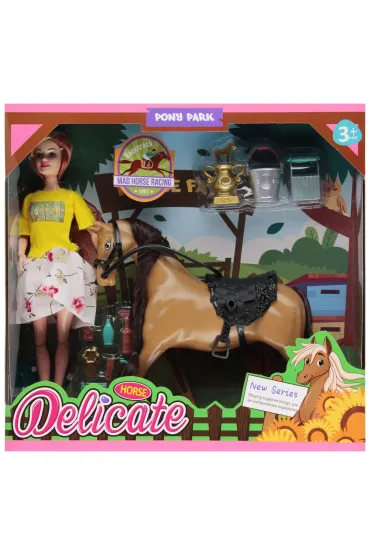 Lalka 29cm z akcesoriami Konik MEGA CREATIVE 568518