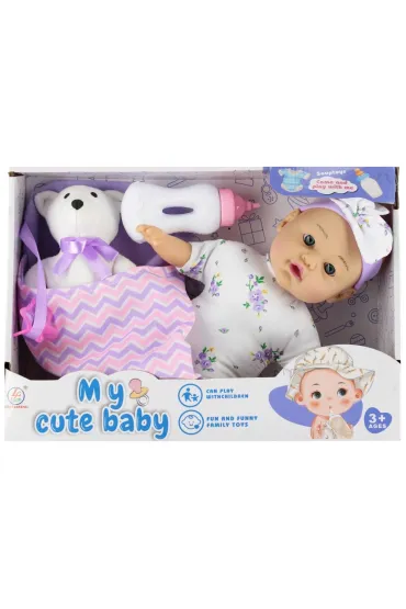 Lalka Bobas 30cm miękka  z akcesoriami MEGA CREATIVE 568560