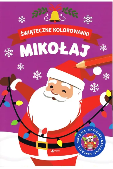Świąteczne kolorowanki. Mikołaj