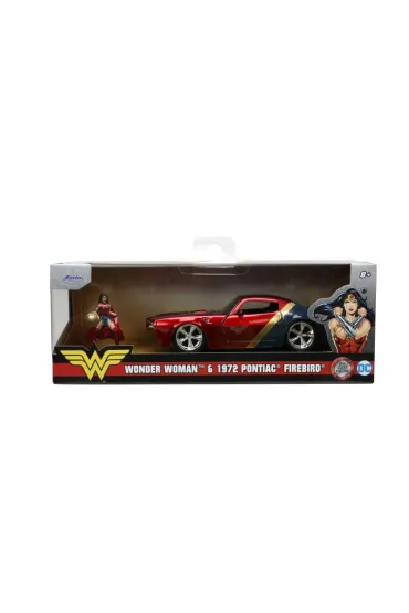 Figurka Wonder Woman i 1972 Pontiac Firebird 1:32