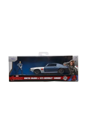 Marvel - figurka Winter Soldier + Chevrolet Camaro 1973