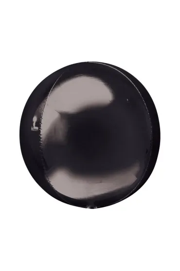 Balon foliowy kula czarna 38cm