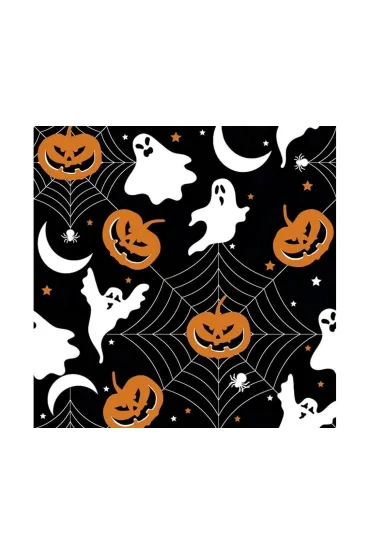 Serwetki Halloween Dynie i duszki 33x33cm 20 szt