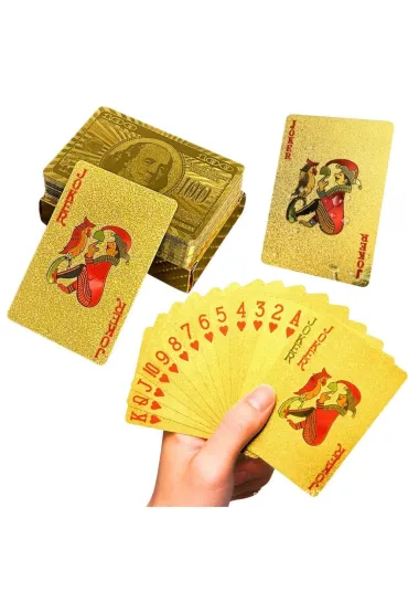 Karty eleganckie banknot dolar złote talia