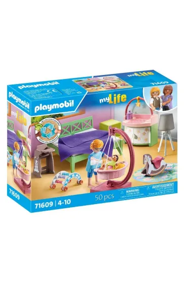 Playmobil My Life Sypialnia z kącikiem zabaw dla dzieci 71609