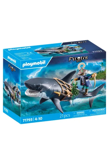 Playmobil Pirates Rekin olbrzym z piratem 71793