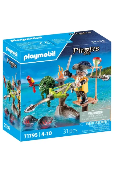 Playmobil Pirates Pirat z balistą 71795