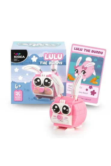  Klocki snapets królik różowy KIDEA