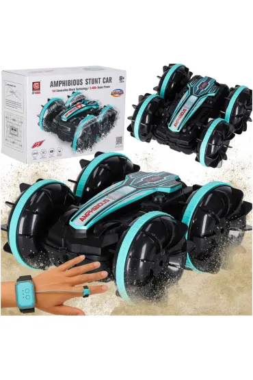 Samochód zdalnie sterowany Amfibia sterowany gestami 4x4 360 2,4GHz 3,7V