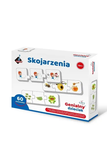 Skojarzenia puzzle 3 elementowe